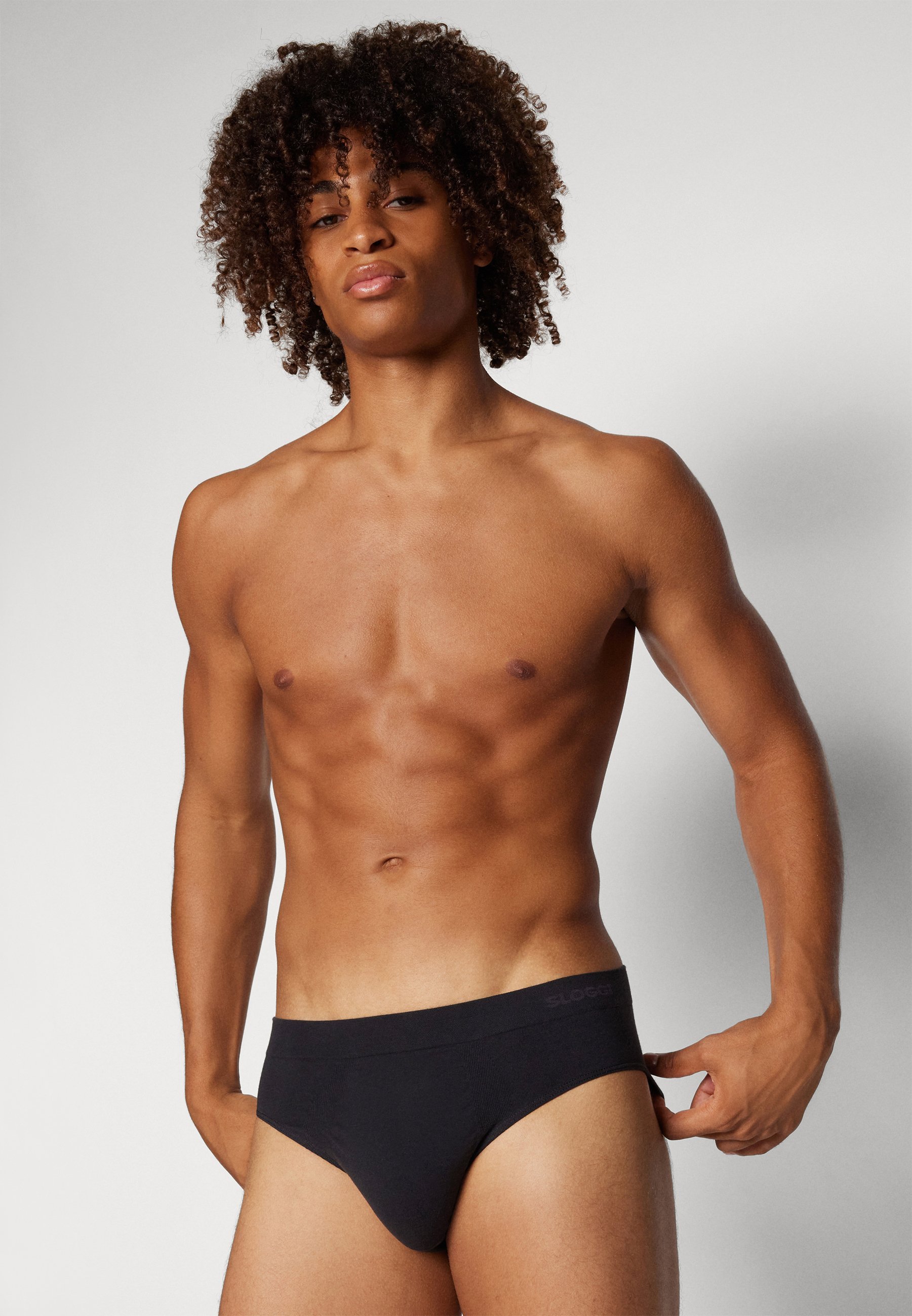 Sloggi MEN GO SMOOTH BRIEF 2 PACK - Slip - neri