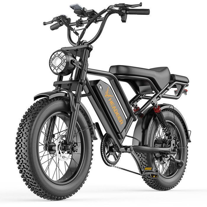 HEARDEER BK20 Electric Bike - 1000W Motor, 48V 20Ah Battery - Range 80km, Disc Brakes, MAX Speed 50km/h
