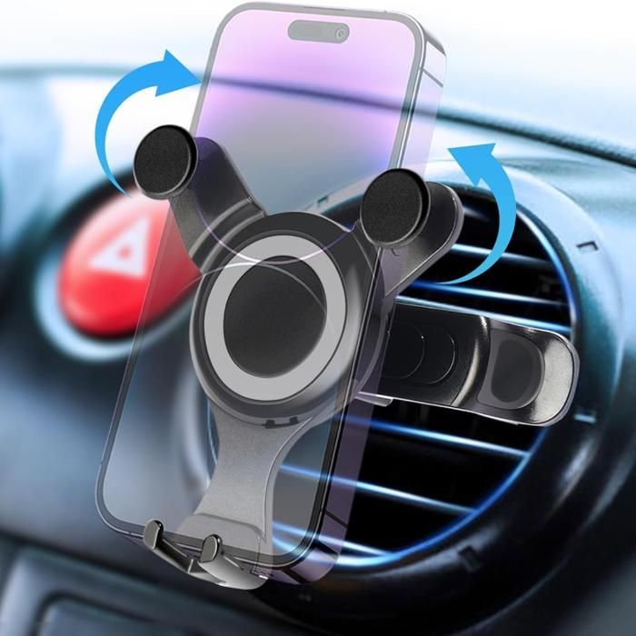 FRIENDS - PHONE MOUNT - Round car air vent mount for Mercedes Benz ABCES GLA GLC GLE GLS AMG W205 W213 - 120