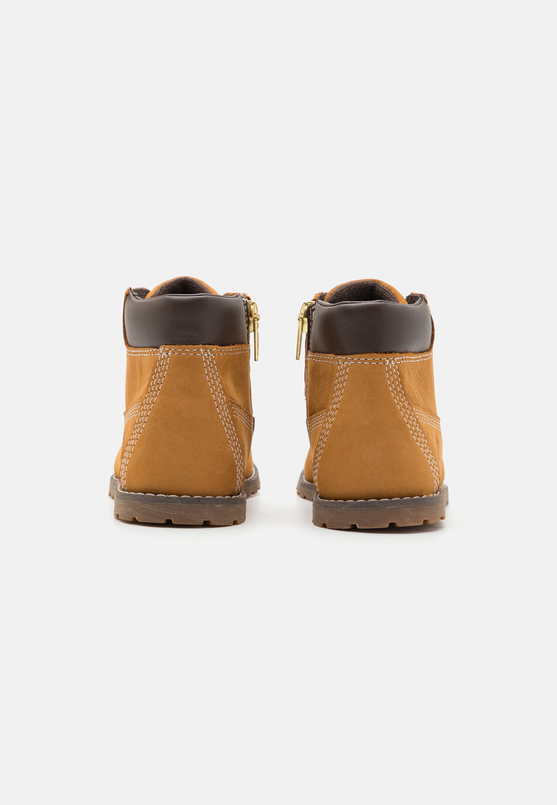 Timberland POKEY PINE MID LACE UP WITH ZIP BOOT UNISEX - Enkellaarsjes met vetersluiting - tarwekleur