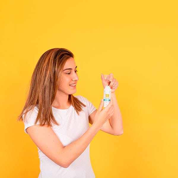 Minerální opalovací krém na obličej proti znečištění očí SPF50 | 50 ml