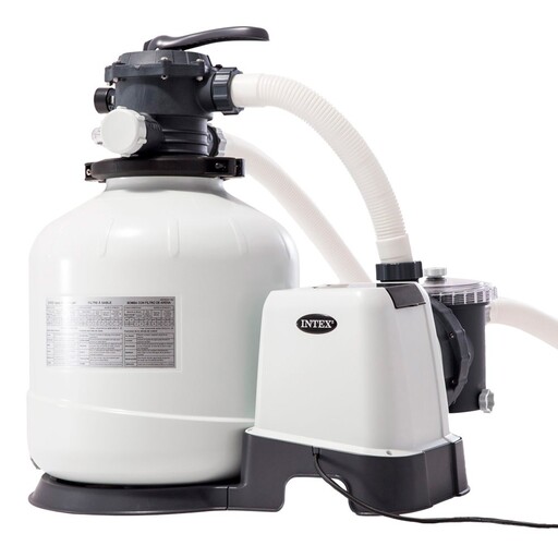 Depuradora De Arena Intex Krystal Clear 12.000 Litros/hora 0,75hp