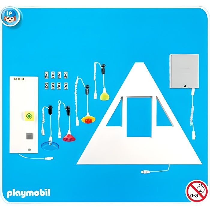 Verlichtingsset voor moderne villa - PLAYMOBIL 7390 - Playmobil Home Life Accessoires