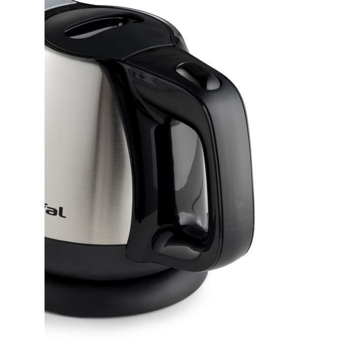Hervidor eléctrico TEFAL, 0,8 L, 2200 W, base giratoria, fácil apertura, luz indicadora, apagado automático BI812510