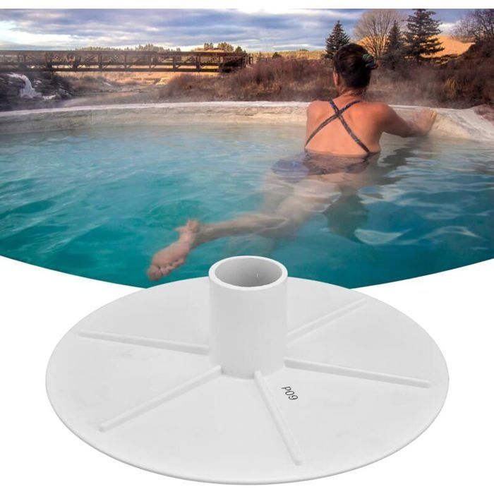 Placa de succión para piscinas, prácticos accesorios para skimmers y spas.