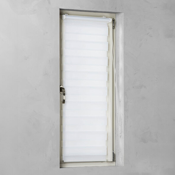 Duo rolgordijn, wit, 100x150cm