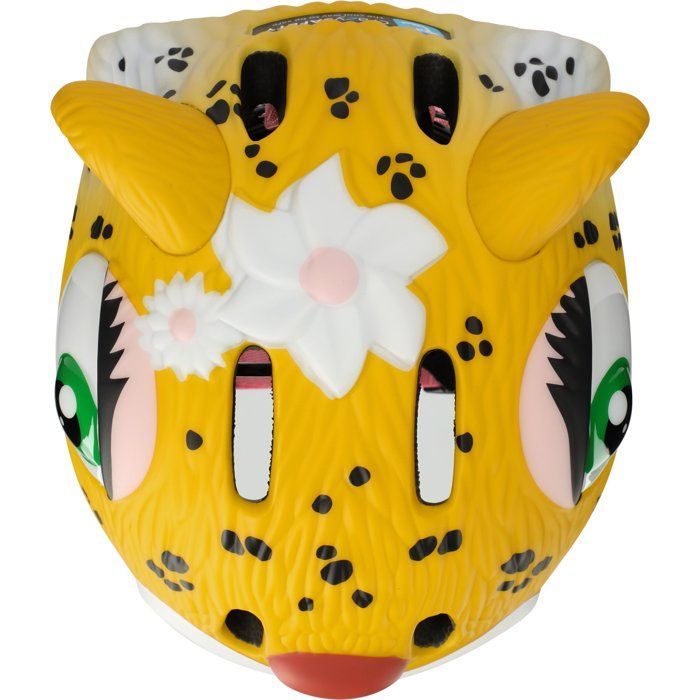 Bike Helmet - CRAZY SAFETY - Leopard - Size S (49-55cm)