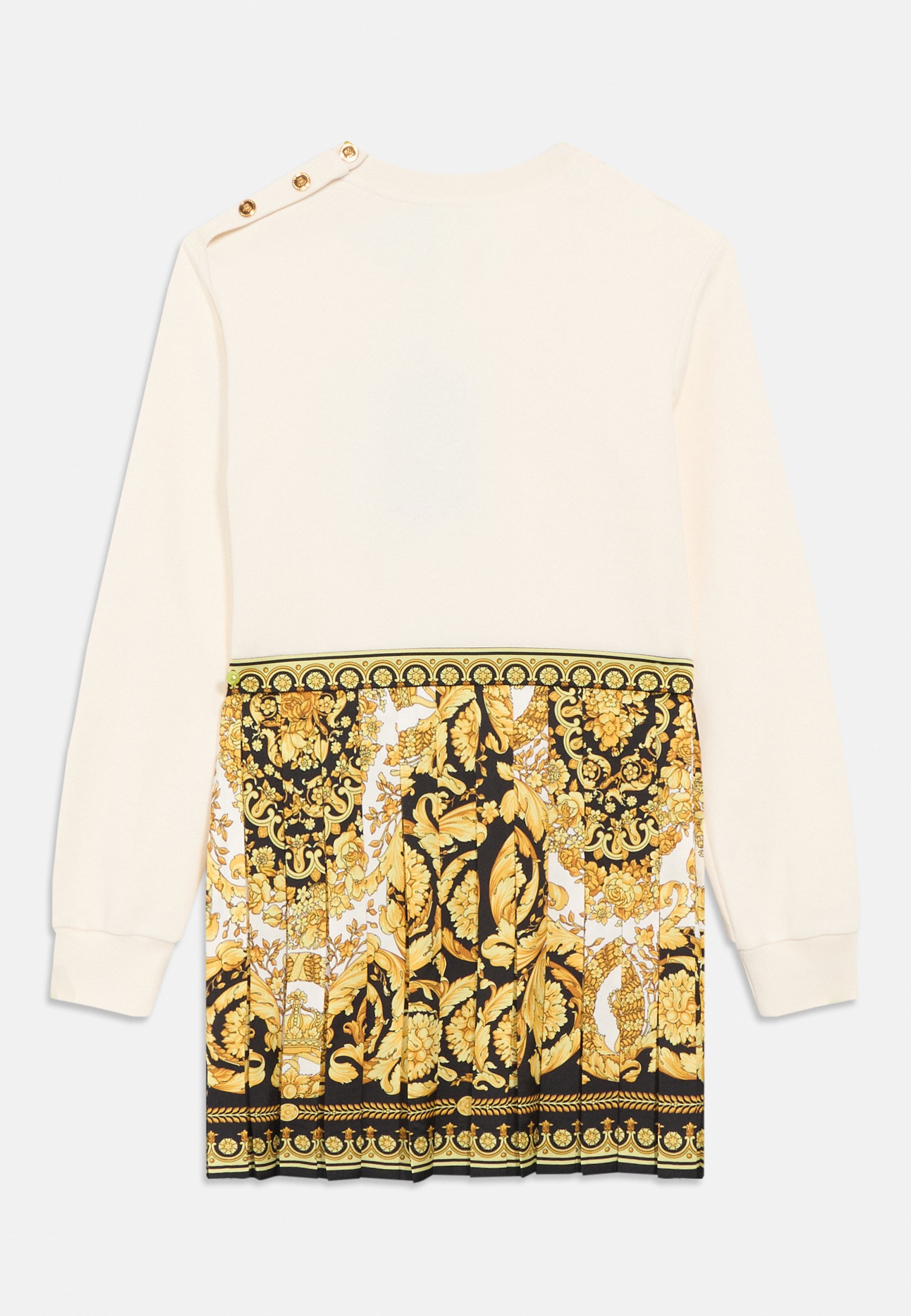 Robe Versace BAROCCO - Robe de jour - ivoire/noir et or