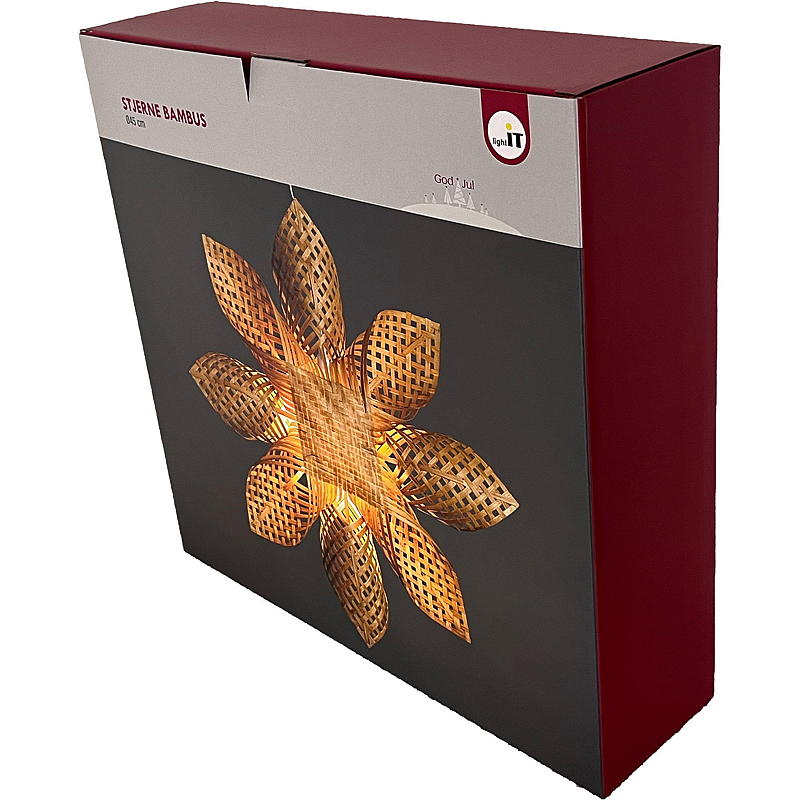Home Star 45 cm LED bambus natur