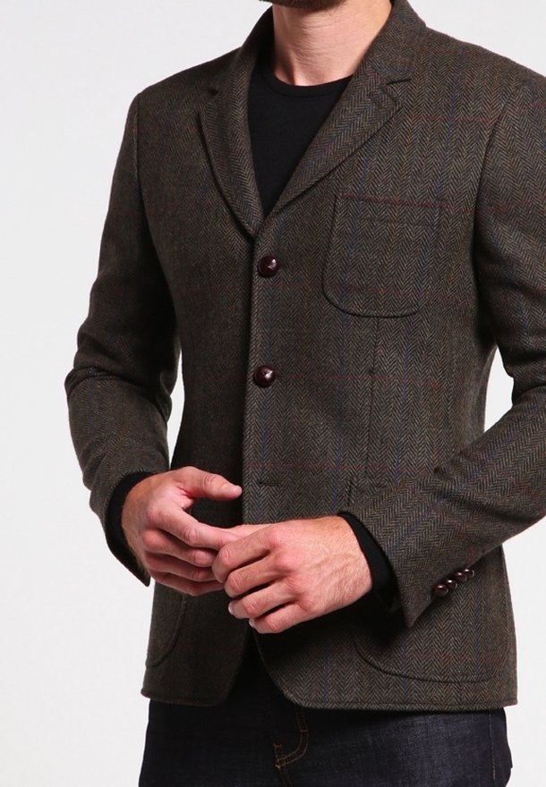 Marynarka Pier One Blazer - melanżowa oliwka