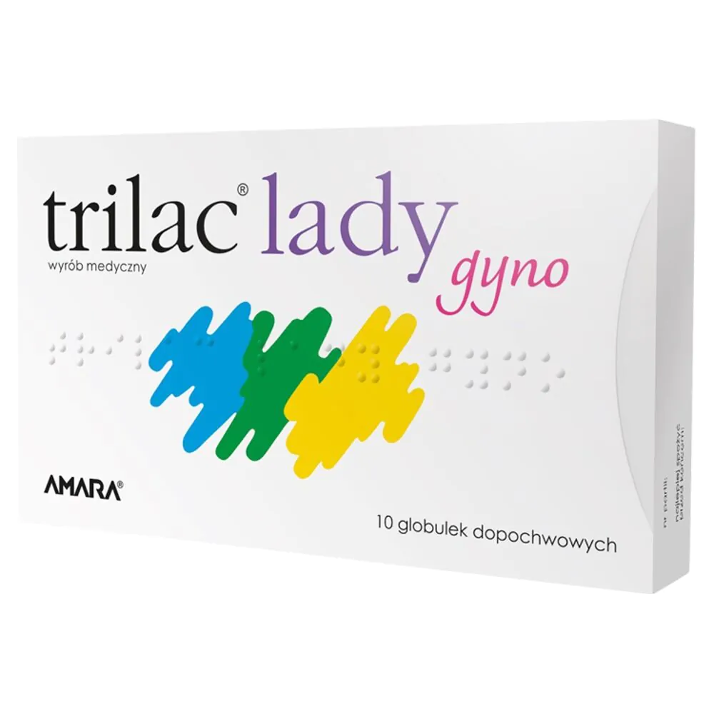 Trilac Lady Gyno, Globulki dopochwowe z kwasem hialuronowym i mlekowym