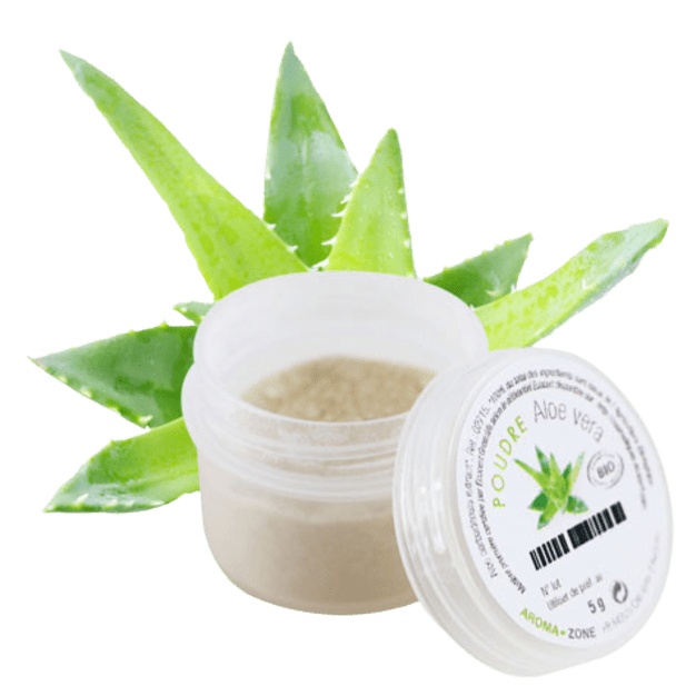Vaikuttava aine: Luomu aloe vera -jauhe
