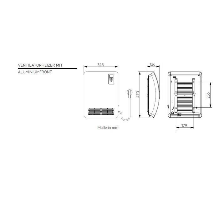 Chauffage d'appoint - AEG - 238722 - Blanc - Compact - Efficace
