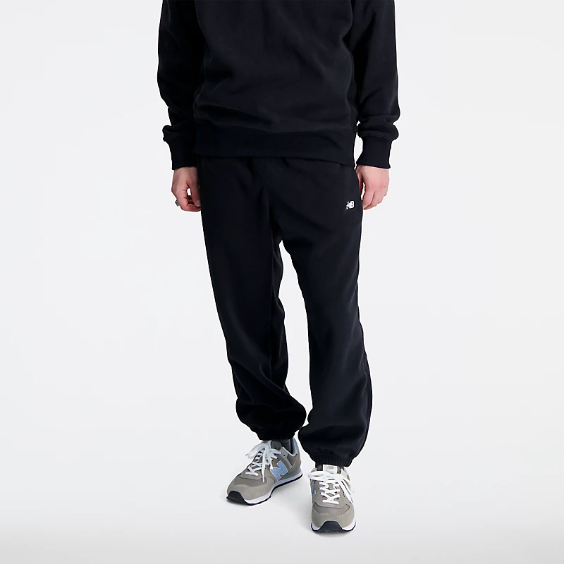 Fleece sportbroek voor heren - Zwart