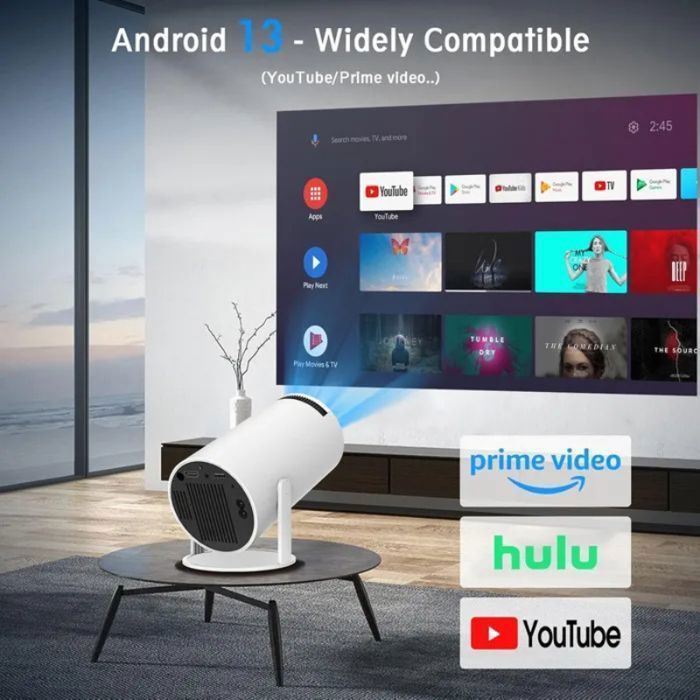 Portable projector - NOBRAND - HY300-PRO - Full HD 1080p - 1100 lumens - 5G WiFi & Bluetooth