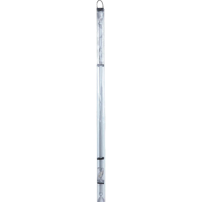 Gordijnroede voor thuis, 120-210 cm, zilverkleurig
