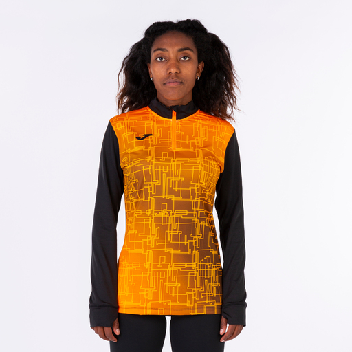  Sudadera Joma Elite Viii Negro Naranja