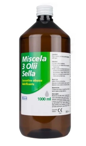 SELLA Mélange de 3 huiles, laxatif adoucissant 1000 ml