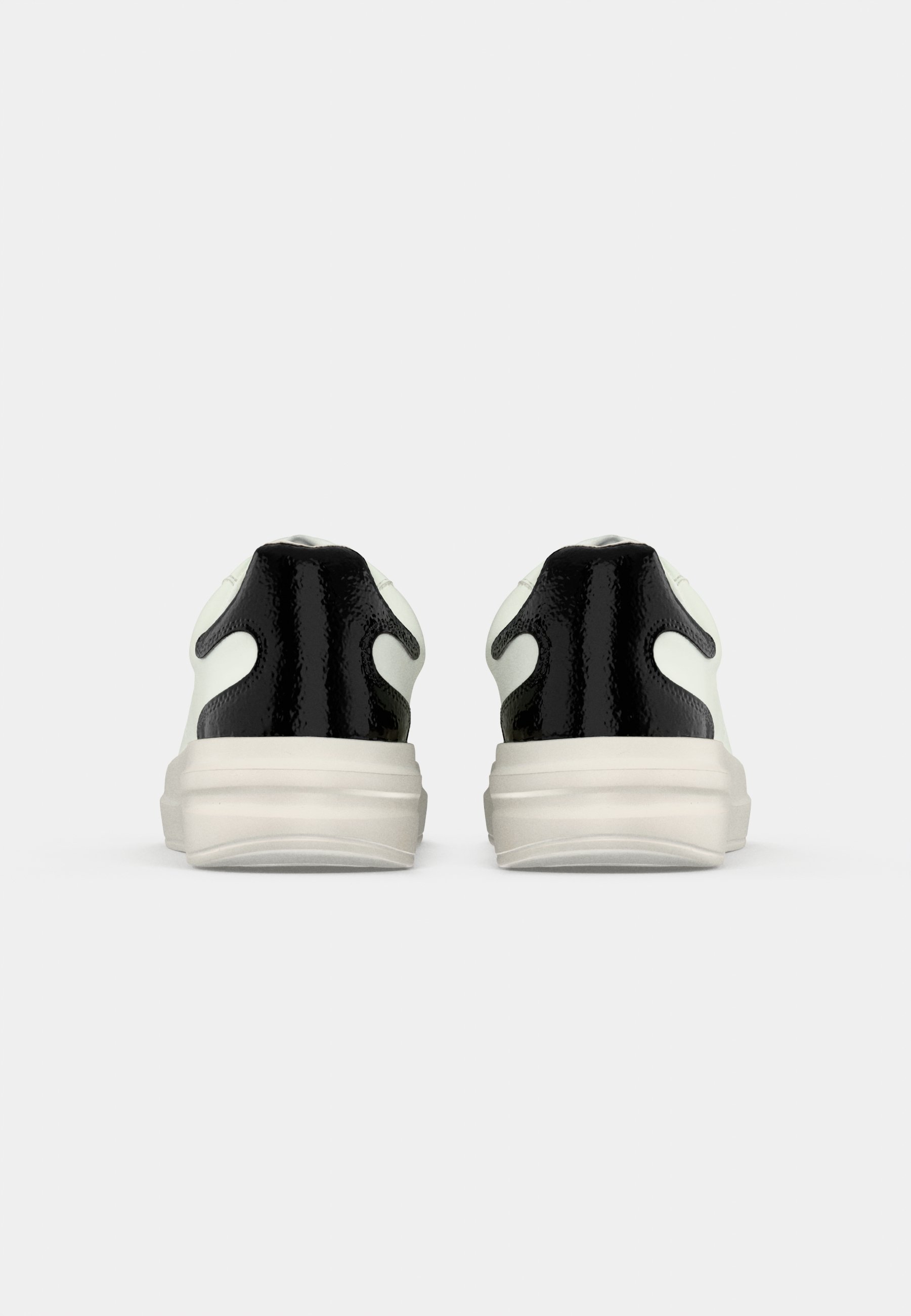 Guess ELBINA - Sneakers - wit/zwart