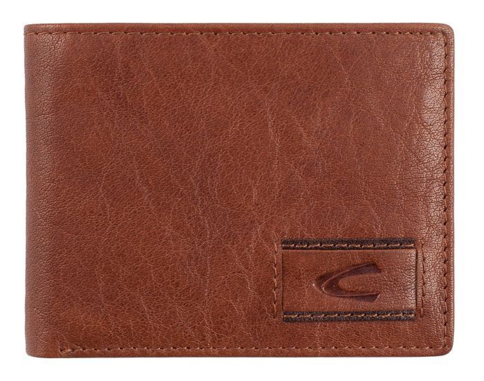 Cartera de piel marrón para hombre Camel Active - Panamá 6 CC + Monedero S Cognac 40690