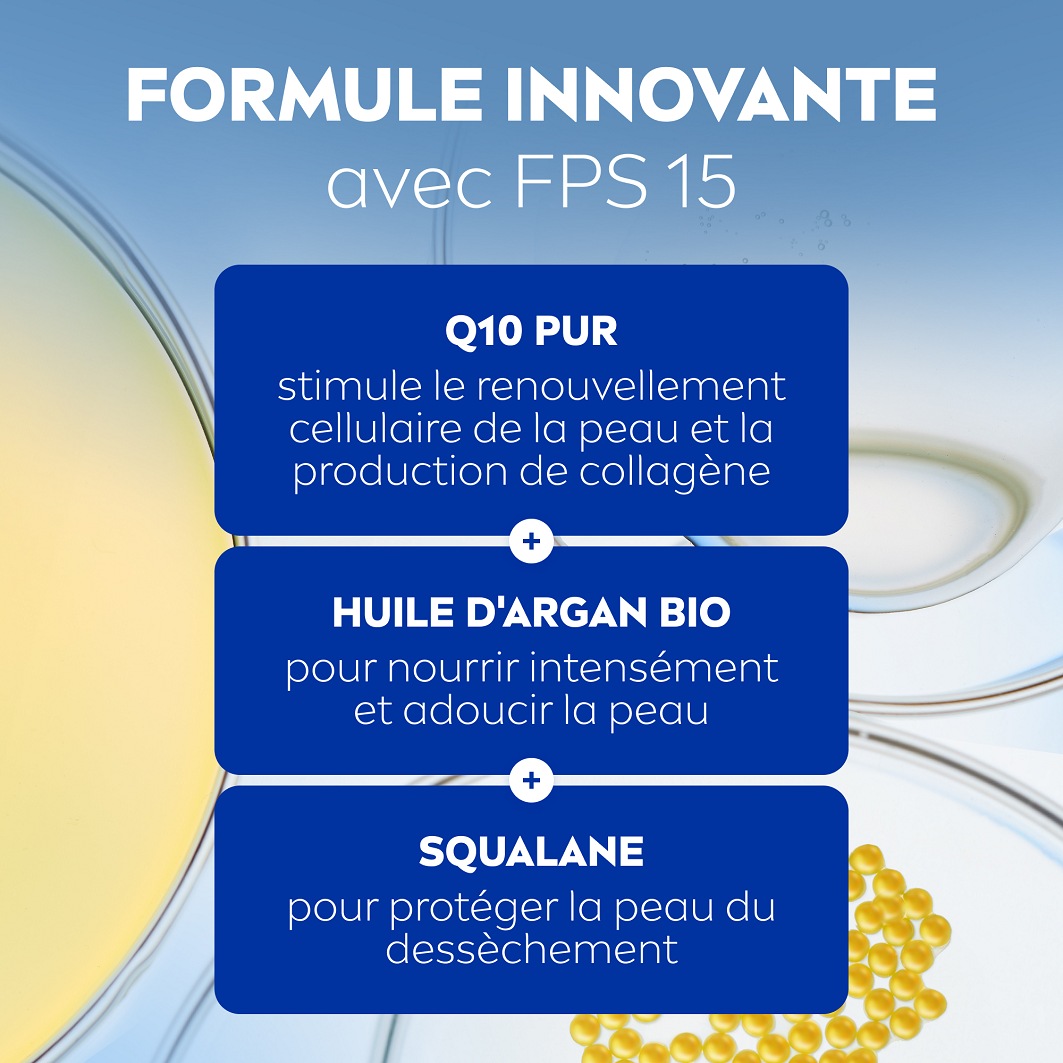 NIVEA Crème visage jour Anti-Rides Extra nourrissant peaux sèches SPF 15