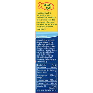 Möller's Supplement Omega 3 Gummies Coca Cola Kids 36 gumových bonbónů 36 gumových bonbónů