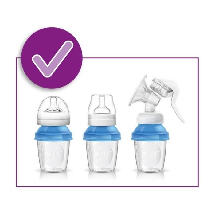 Contenitori riutilizzabili PHILIPS AVENT SCF619/05, 5 x 180 ml