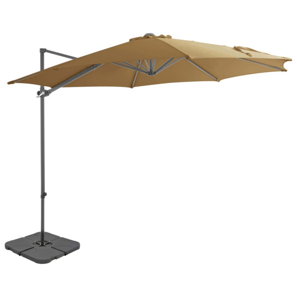 Parasol ogrodowy Taupe  vidaXL
