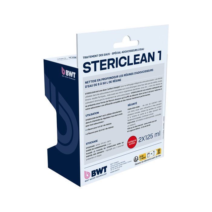 Detergente per resina addolcitore d'acqua - BWT - IOCLEAN - Rimozione di biofilm e impurità - Igiene della resina