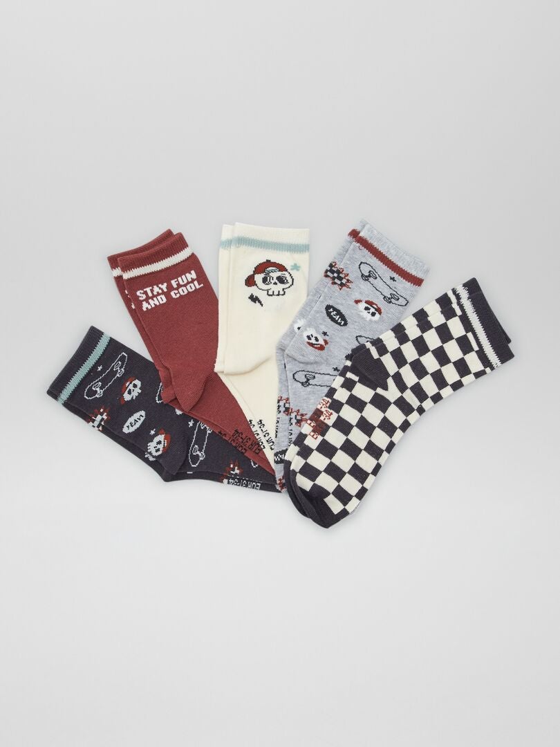 Pares de calcetines - MARRONES