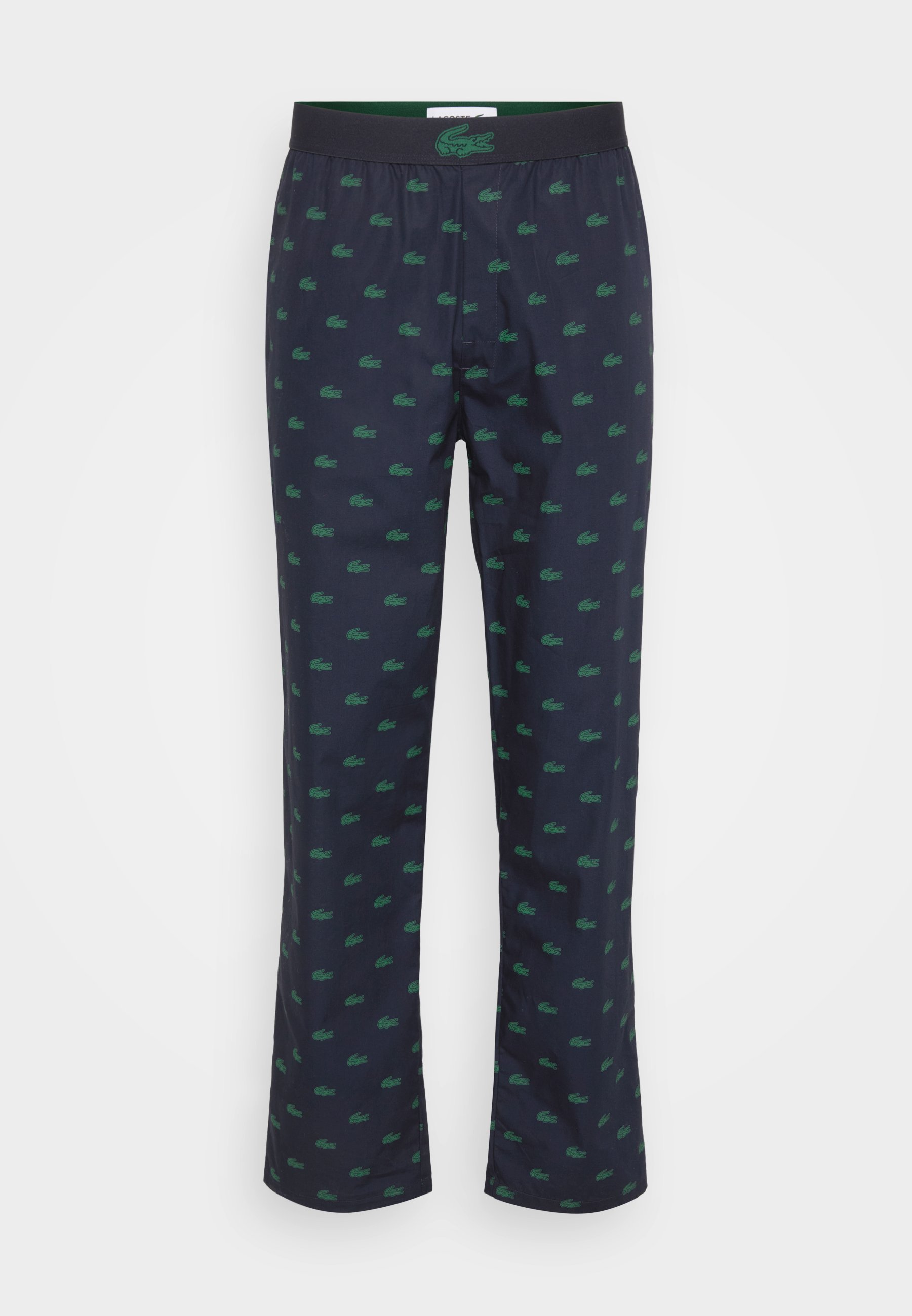 Lacoste LOUNGEWEAR PYJAMABROEK - Pyjamabroek - abysm/groen