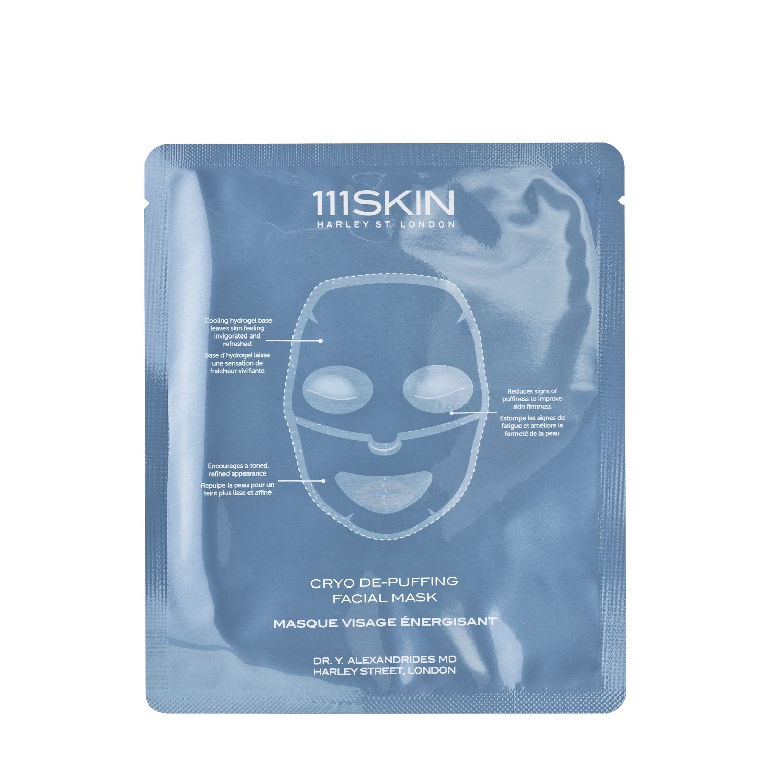 111Skin plátenná maska Cryo proti opuchom pleti - 150 ml
