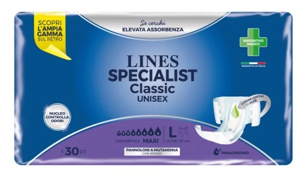 Mähepüksid LINES Lines Specialist Classic Maxi Large 30 tükki