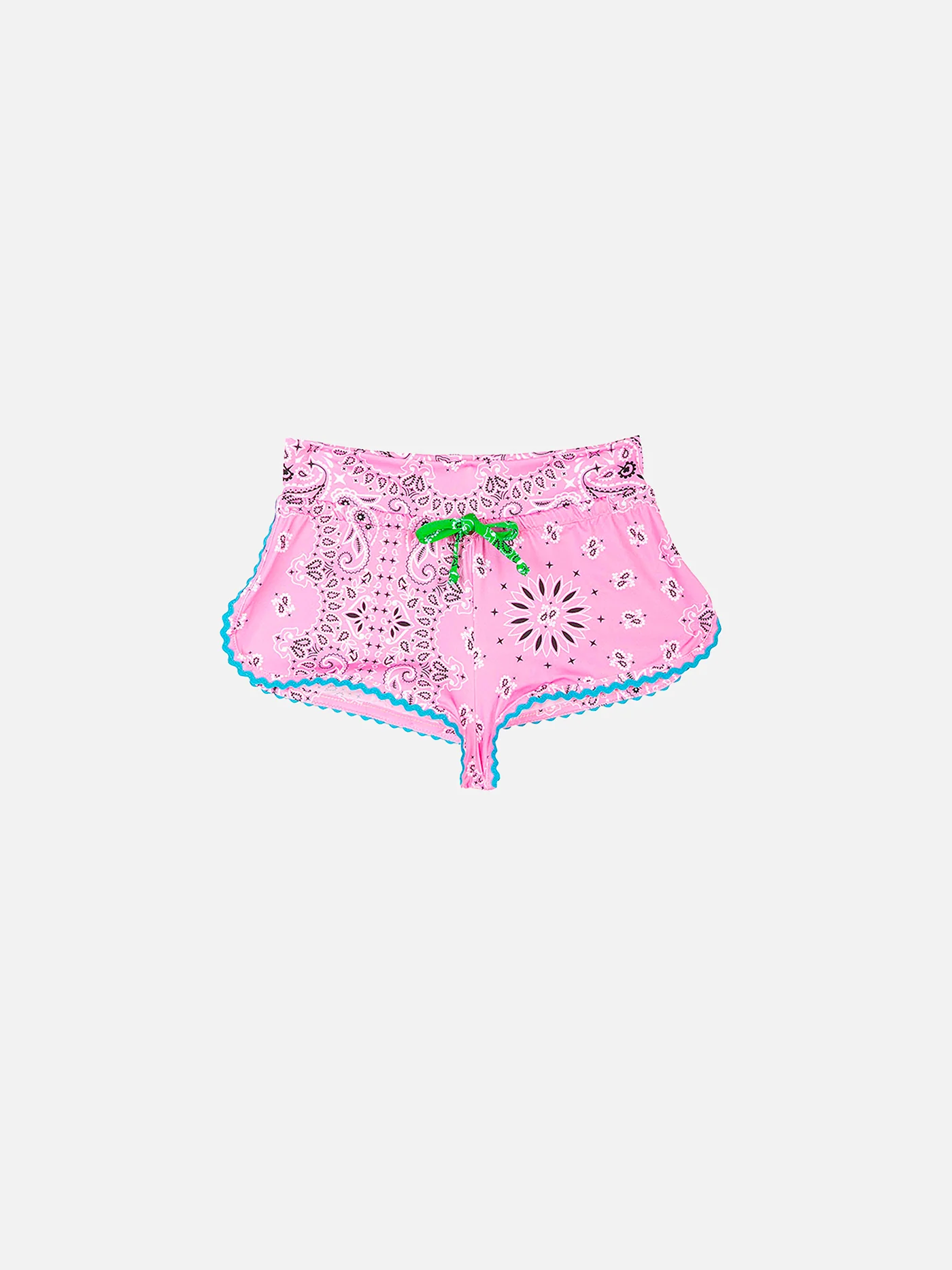 Pantaloncini da spiaggia da bambina stampa bandana