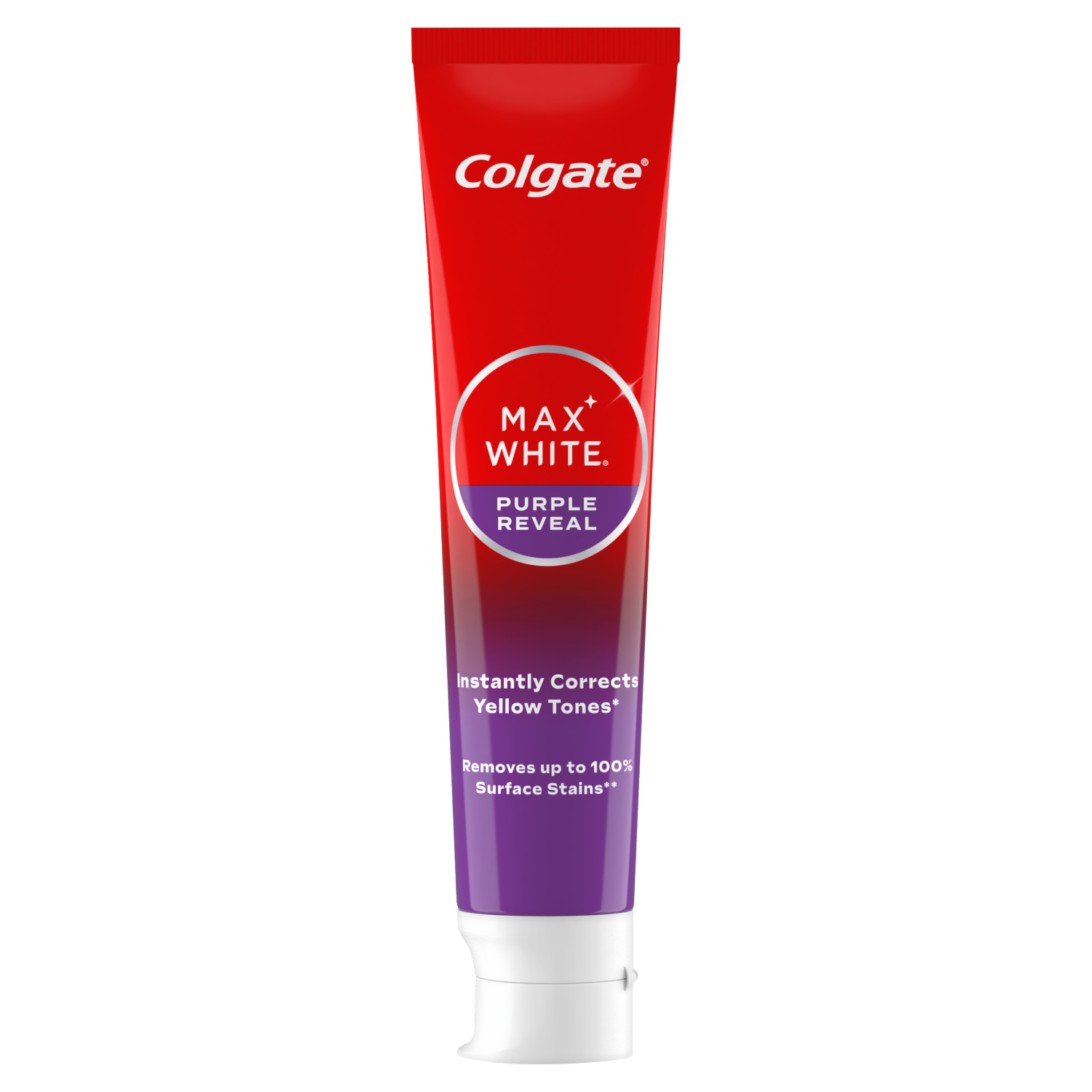 Rivelazione del bianco e viola di Colgate Max