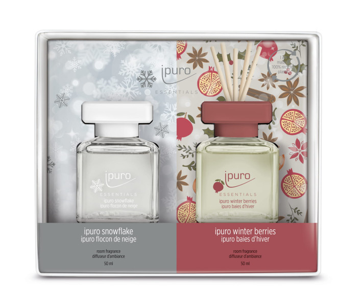 Zestaw prezentowy SNOWFLAKES/BERRIES, ipuro, 2x50 ml
