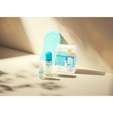 St Tropez itseruskettavasarja Mini Each Purity The Transparent Tan -lahjasetti Itseruskettava vesi Keskivaalea rusketus 50 ml 50 ml