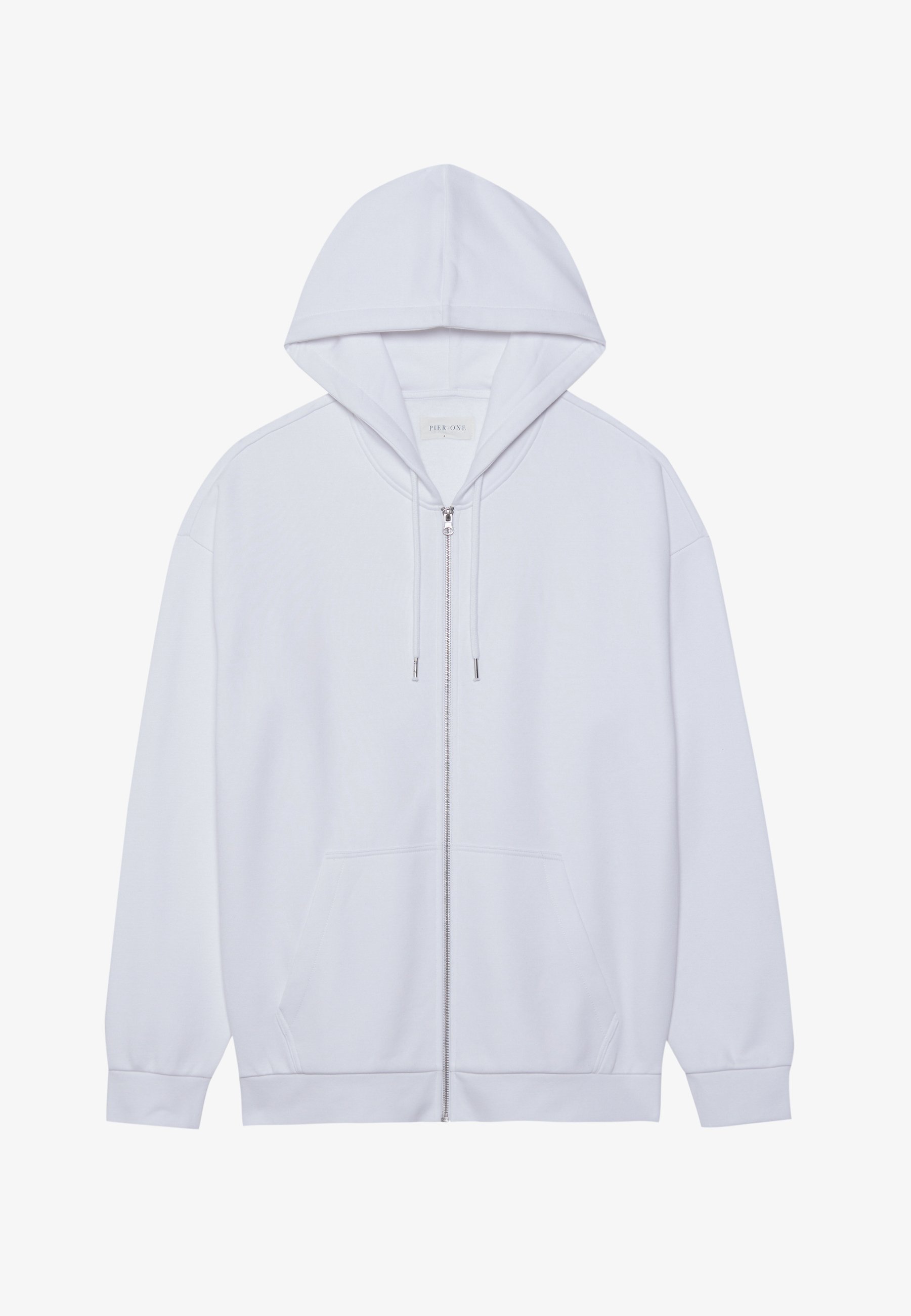 Sweat-shirt zippé Pier One - blanc