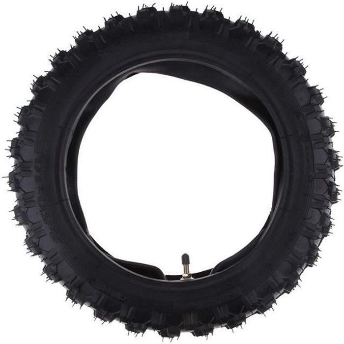 Neumático para scooter - FOLAYA - 49cc - 2.50-10 - Caucho - Negro