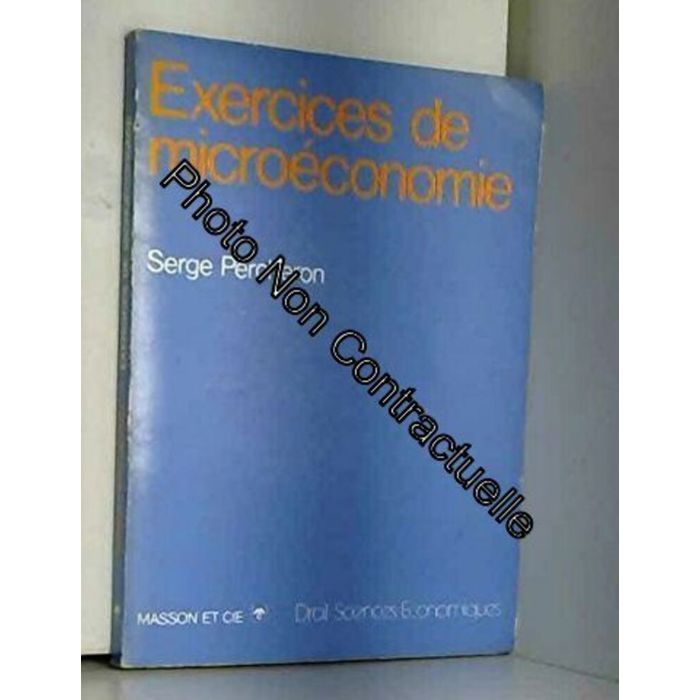 Exercices de microéconomie