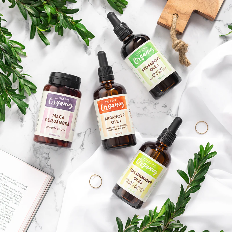 Curapil Organics Macadamiaolie, biologische kwaliteitsolie