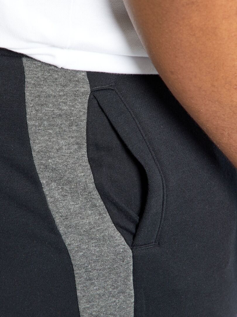 Calça de moletom estilo jogger - Preta
