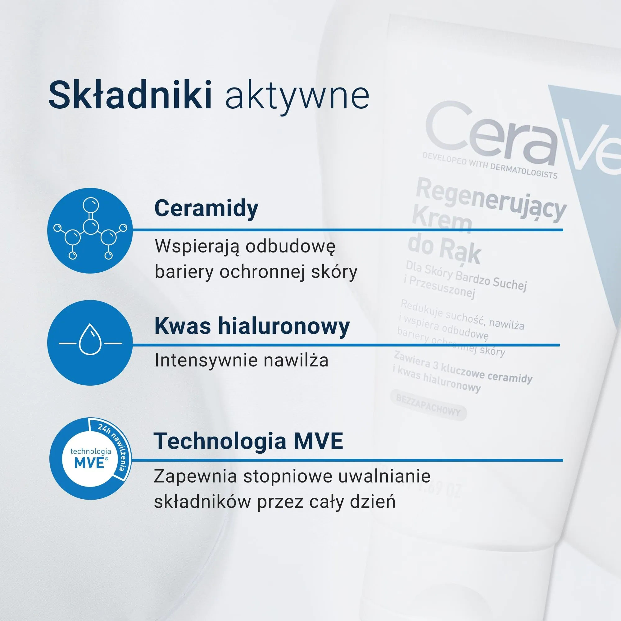 CeraVe Regenerujący krem do rąk do skóry bardzo suchej 50 ml