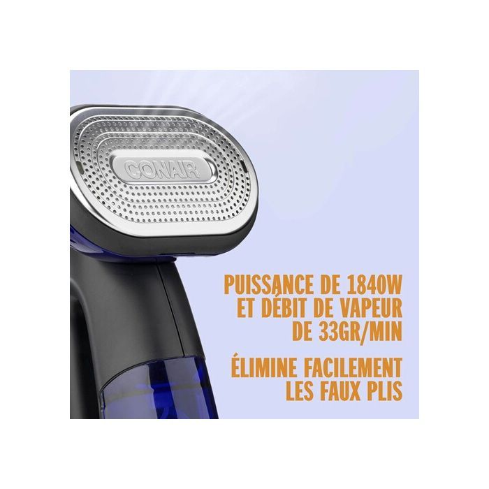 Défroisseur à vapeur - Conair - GS108E - 1840 Watts - 33 g/min - 250ml