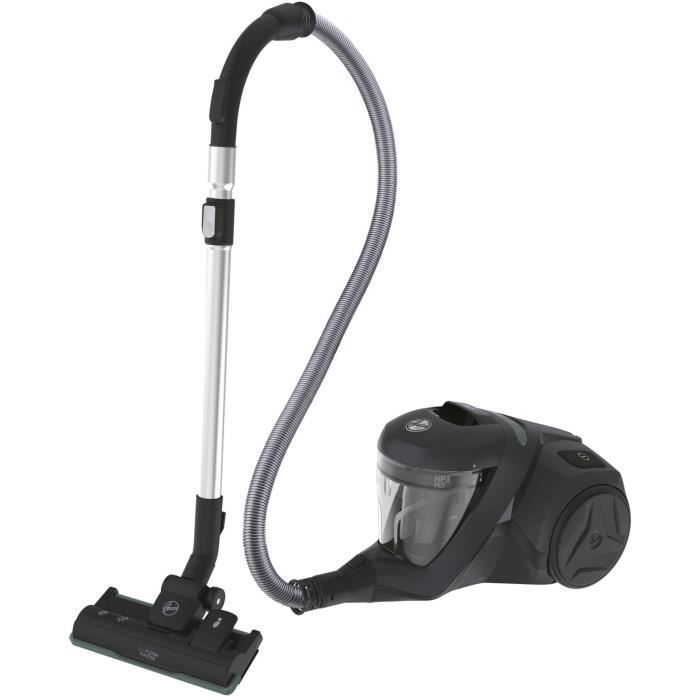 Bagless canister vacuum cleaner - HOOVER - HP321PAF - 850 W - 75 dBA - 2 L - Grey