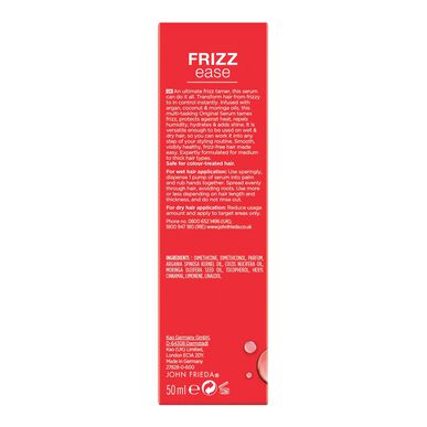 John Frieda Frizz Ease All In 1 Original Serum Fugtgivende og Anti-Frizz Serum til normalt hår 50 ml