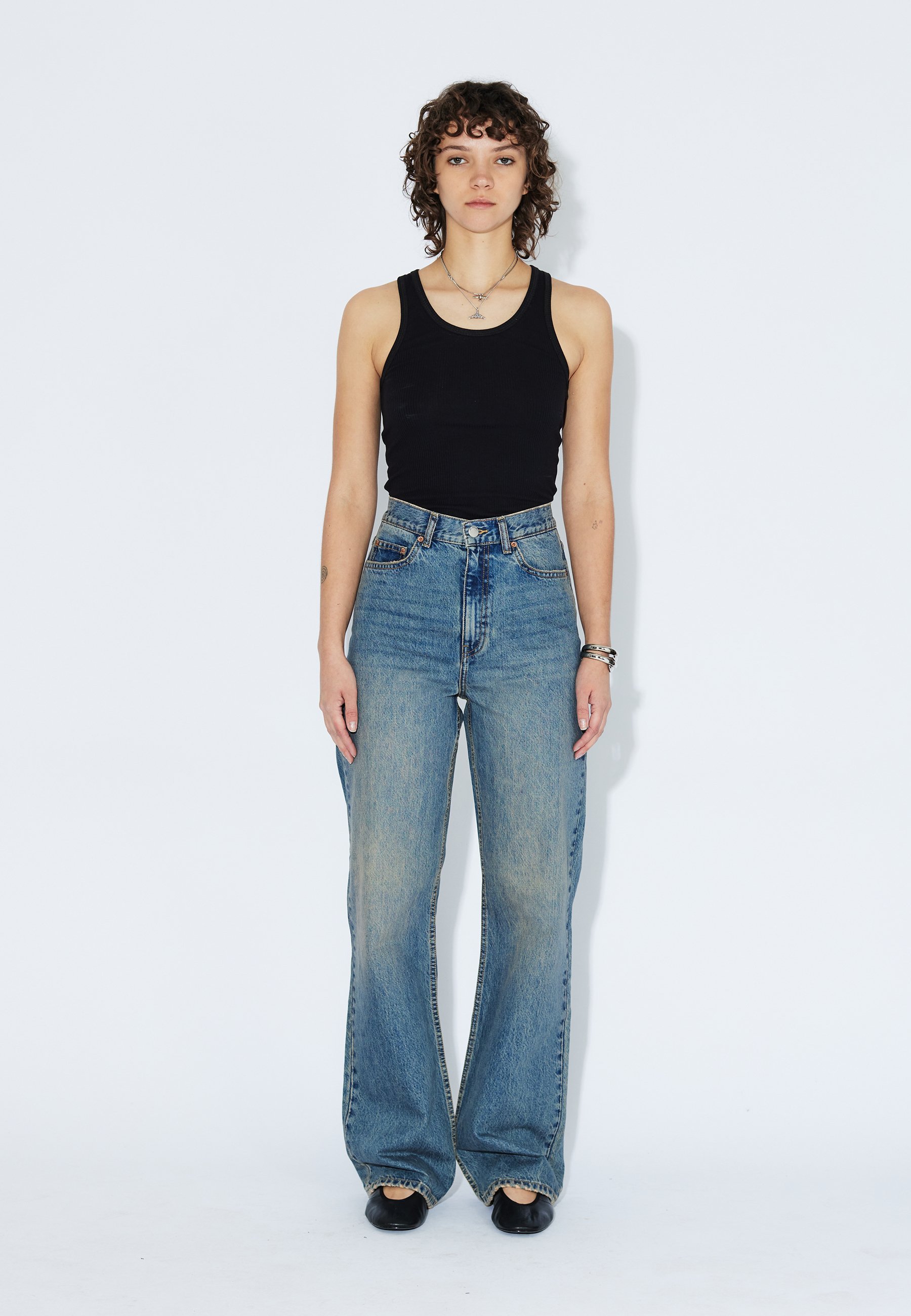 Dr.Denim ECHO - Džíny Straight Fit - black