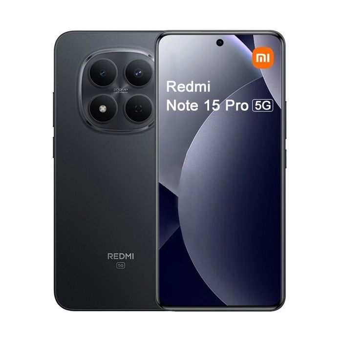 REDMI Note 15 Pro 5G 8 GB + 256 GB Corning® Gorilla® Glass Victus® 2 Zwart