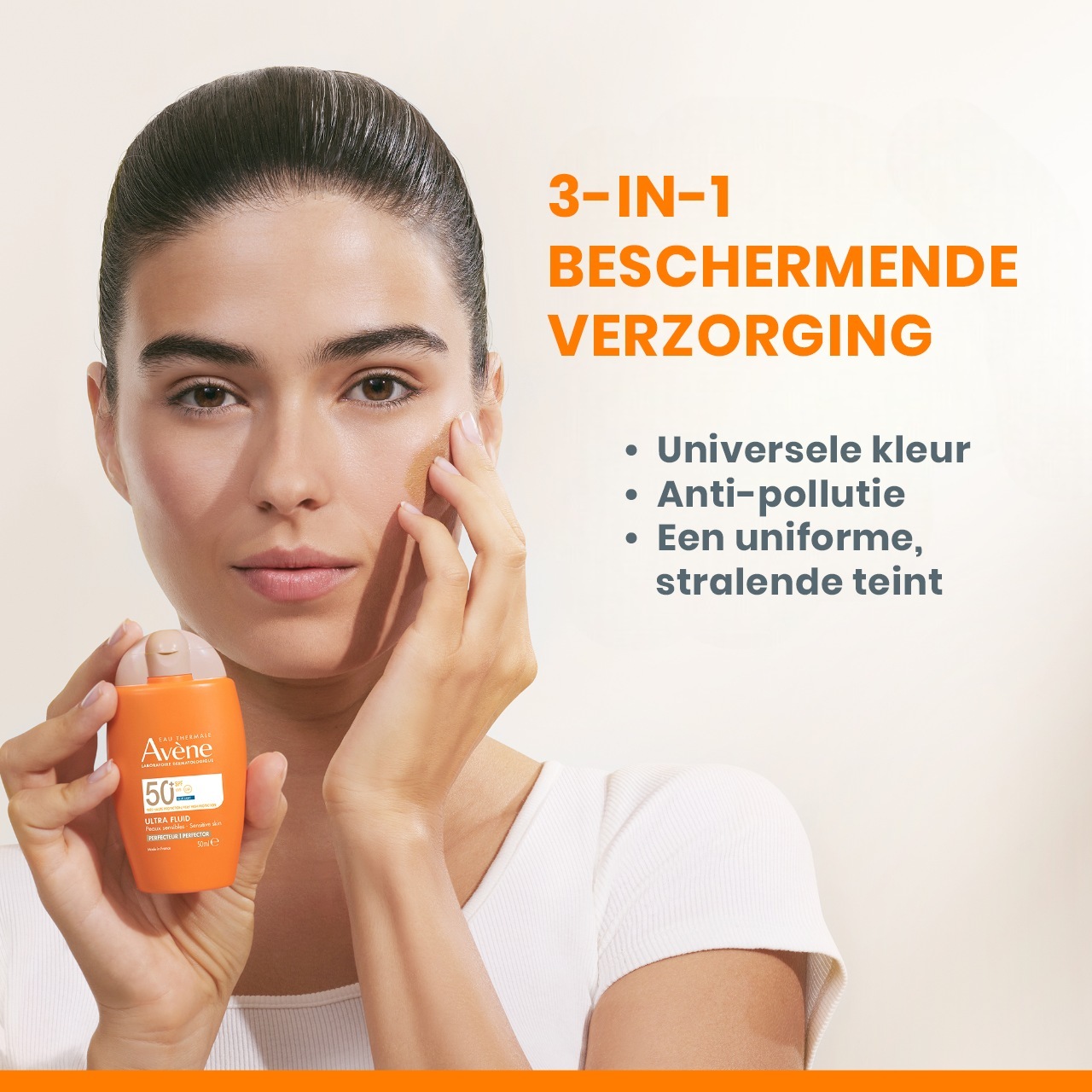 „Avène“ apsauginis kremas nuo saulės, itin švelnus ir tonizuojantis SPF50+, 50 ml