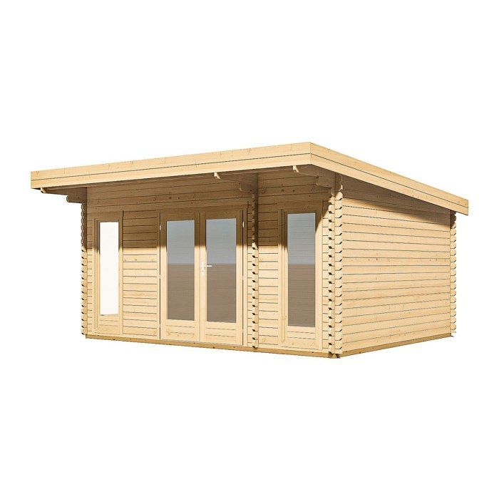 Studio da giardino in legno 24,4 m² - spessore 40 mm - ARBORIA